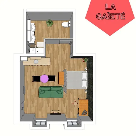 Apartment La Gaiete - Meilleurhote-brioude